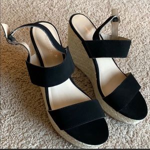 Black Montego Bay Club Wedge Sandals